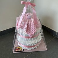 Luiertaart 3 lagen -  basisknuffel